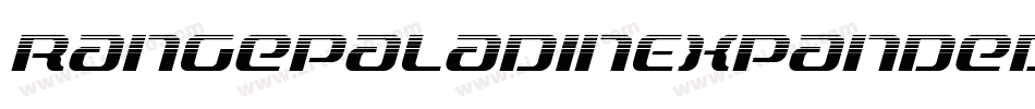 RangePaladinExpandedItalic-En8l字体转换 RangePaladinExpandedItalic-En8l字体转换