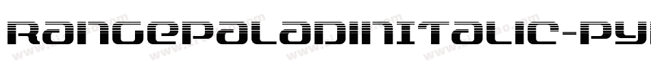 RangePaladinItalic-pYDZ字体转换 RangePaladinItalic-pYDZ字体转换