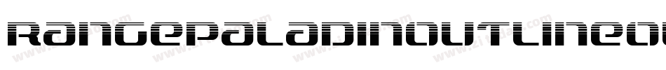 RangePaladinOutlineOutline-qrp0字体转换