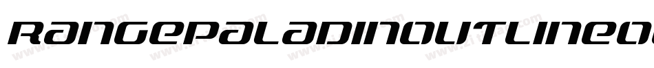 RangePaladinOutlineOutline-qrp0字体转换