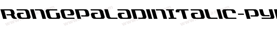RangePaladinItalic-pYDZ字体转换 RangePaladinItalic-pYDZ字体转换