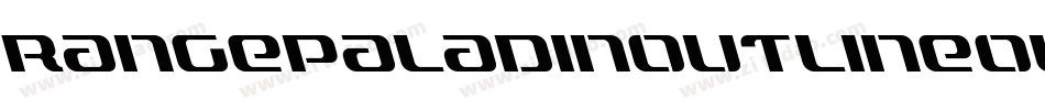 RangePaladinOutlineOutline-qrp0字体转换