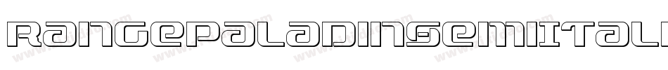 RangePaladinSemiItalic-VXyV字体转换 RangePaladinSemiItalic-VXyV字体转换