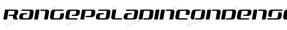 RangePaladinCondensedItalic-WgKv字体转换