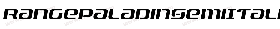 RangePaladinSemiItalic-VXyV字体转换 RangePaladinSemiItalic-VXyV字体转换