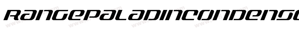 RangePaladinCondensedItalic-WgKv字体转换