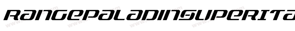 RangePaladinSuperItalic-JYVn字体转换