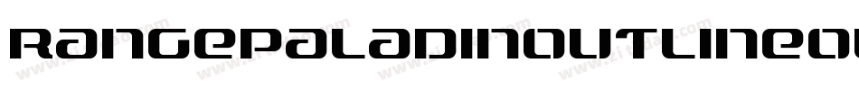 RangePaladinOutlineOutline-qrp0字体转换