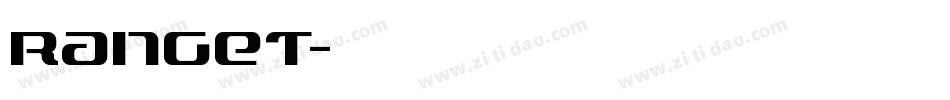 Ranget字体转换