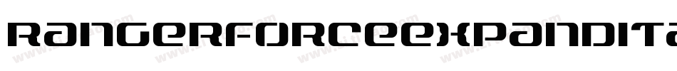 rangerforceexpandital字体转换