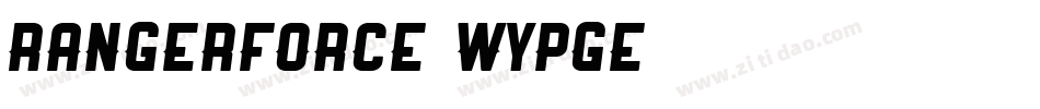 RangerForce-WypGE字体转换