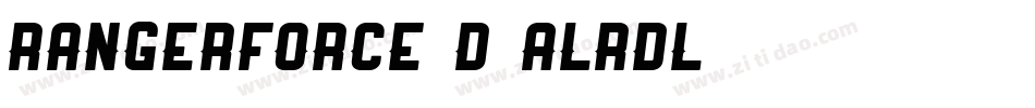 RangerForce3D-ALRDL字体转换