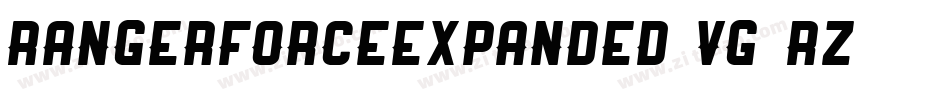 RangerForceExpanded-VG4Rz字体转换