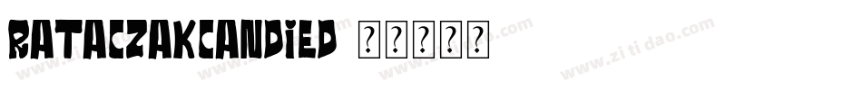 RataczakCandied字体转换