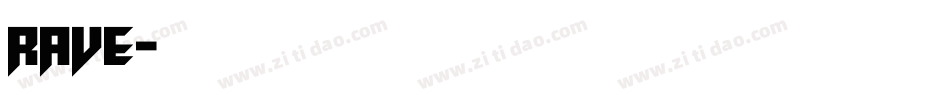 RAVE字体转换