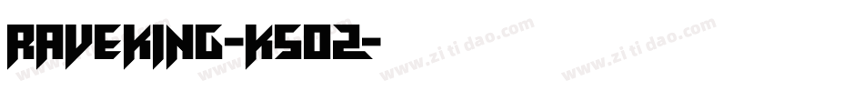 RaveKing-K5oZ字体转换