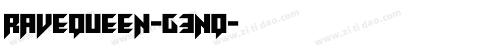 Ravequeen-G3nq字体转换