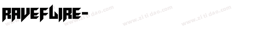 raveflire字体转换
