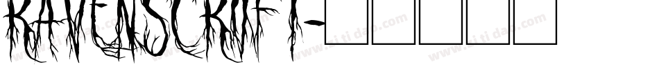 Ravenscroft字体转换