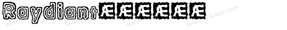 Raydiant字体转换
