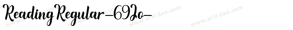 ReadingRegular-69Jo字体转换