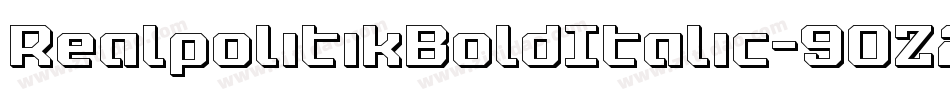 RealpolitikBoldItalic-9OZ2字体转换 RealpolitikBoldItalic-9OZ2字体转换