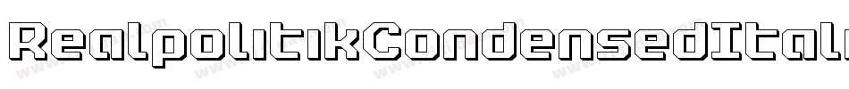 RealpolitikCondensedItalic-nB8O字体转换