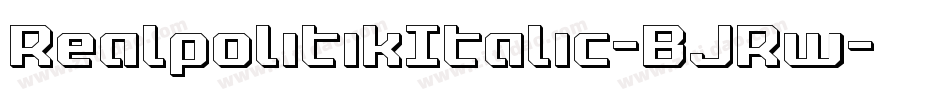 RealpolitikItalic-BJRw字体转换