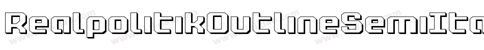 RealpolitikOutlineSemiItal-MKaP字体转换