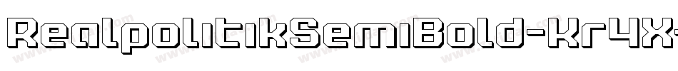 RealpolitikSemiBold-Kr4X字体转换
