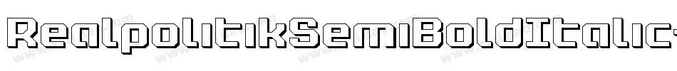 RealpolitikSemiBoldItalic-2omo字体转换 RealpolitikSemiBoldItalic-2omo字体转换