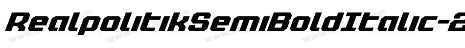RealpolitikSemiBoldItalic-2omo字体转换 RealpolitikSemiBoldItalic-2omo字体转换