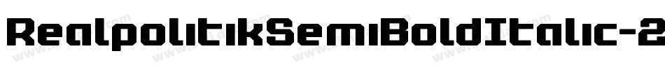 RealpolitikSemiBoldItalic-2omo字体转换 RealpolitikSemiBoldItalic-2omo字体转换