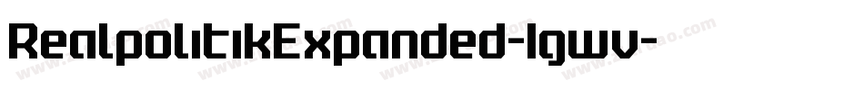 RealpolitikExpanded-1gwv字体转换 RealpolitikExpanded-1gwv字体转换