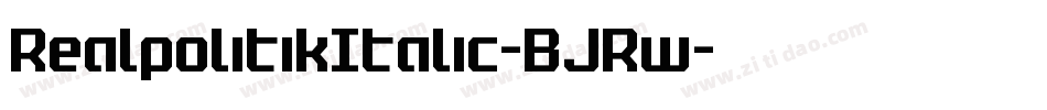 RealpolitikItalic-BJRw字体转换