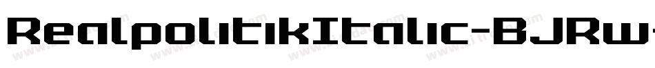 RealpolitikItalic-BJRw字体转换