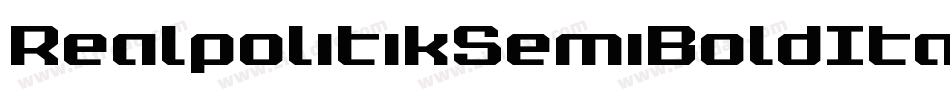 RealpolitikSemiBoldItalic-2omo字体转换 RealpolitikSemiBoldItalic-2omo字体转换