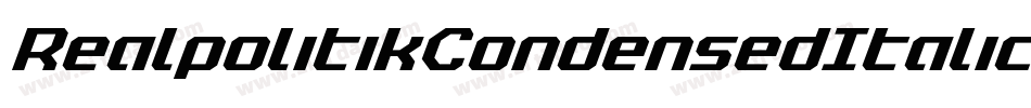 RealpolitikCondensedItalic-nB8O字体转换