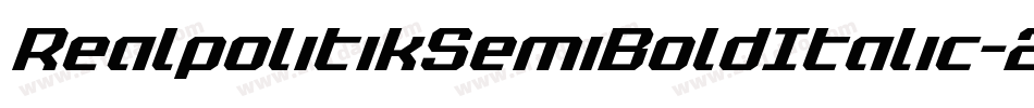 RealpolitikSemiBoldItalic-2omo字体转换 RealpolitikSemiBoldItalic-2omo字体转换