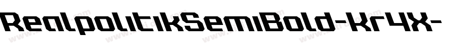 RealpolitikSemiBold-Kr4X字体转换