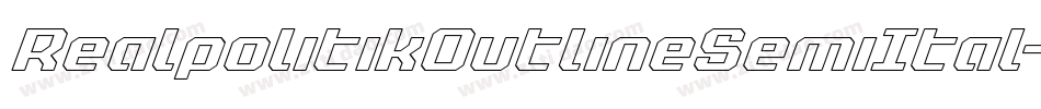 RealpolitikOutlineSemiItal-MKaP字体转换