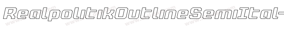 RealpolitikOutlineSemiItal-MKaP字体转换