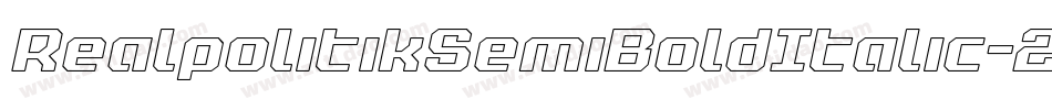 RealpolitikSemiBoldItalic-2omo字体转换 RealpolitikSemiBoldItalic-2omo字体转换