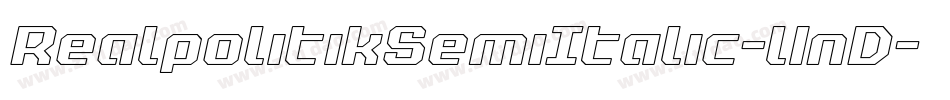 RealpolitikSemiItalic-l1nD字体转换 RealpolitikSemiItalic-l1nD字体转换