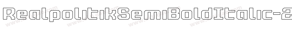 RealpolitikSemiBoldItalic-2omo字体转换 RealpolitikSemiBoldItalic-2omo字体转换