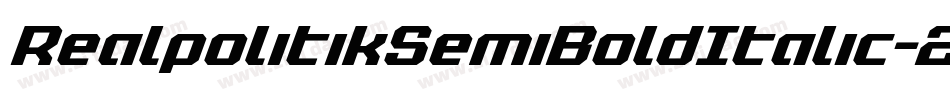 RealpolitikSemiBoldItalic-2omo字体转换 RealpolitikSemiBoldItalic-2omo字体转换