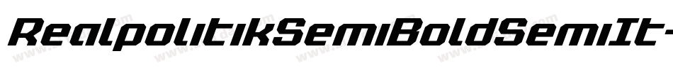 RealpolitikSemiBoldSemiIt-vw49字体转换 RealpolitikSemiBoldSemiIt-vw49字体转换