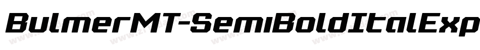 BulmerMT-SemiBoldItalExpert字体转换