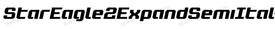 StarEagle2ExpandSemiItal-Jj2M字体转换 StarEagle2ExpandSemiItal-Jj2M字体转换