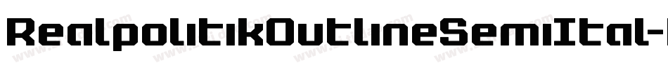 RealpolitikOutlineSemiItal-MKaP字体转换